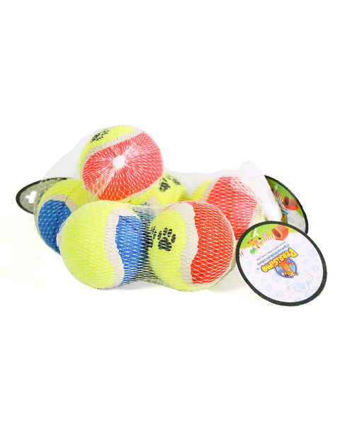 Docena de mallas con 2 pelotas de tenis cada una