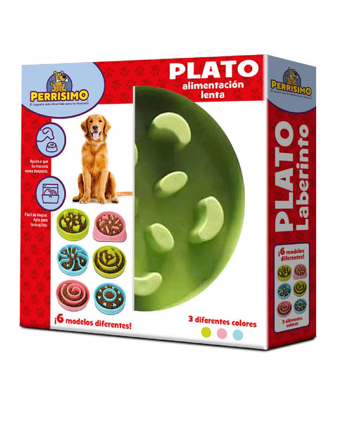 Docena Plato de alimentación lenta con Caja
