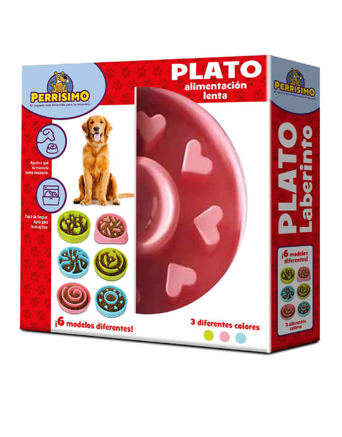 Docena Plato de alimentación lenta con Caja