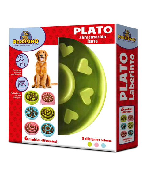 Docena Plato de alimentación lenta con Caja