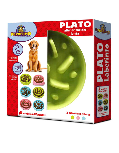 Docena Plato de alimentación lenta con Caja